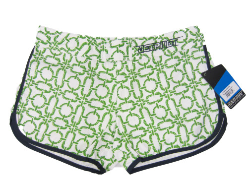 JetPilot New Women's Sizzle Shorts Green/White Ladies Watercraft Size 7