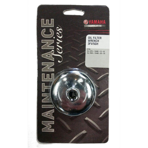 Yamaha OEM, Stamped Steel Chrome Plated Oil Filter Wrench, MTS-TLSKT-02-09
