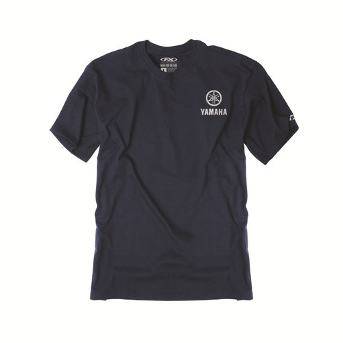 Yamaha New OEM Factory Effex Men's Cotton Short Sleeve Icon Tee, VFE-21TYA-NV-LG