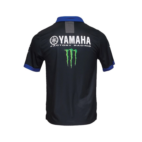 Yamaha New OEM, Paddock Factory Racing Monster Polo, CRP-20SMN-BK-3X