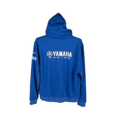 Yamaha New OEM, Men's Blue Paddock Essentials Zip-Up Hoodie, CRP-20HPE-BL-XL