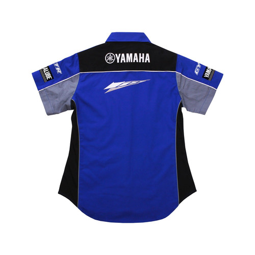 Yamaha New OEM, Racing Pit Shirt- Ladies, CRW-19PIT-BL-2X