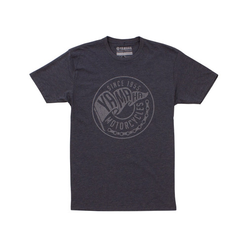 Yamaha New OEM, Essentials Pennant Tee- Men's, VDF-21TES-GY-MD