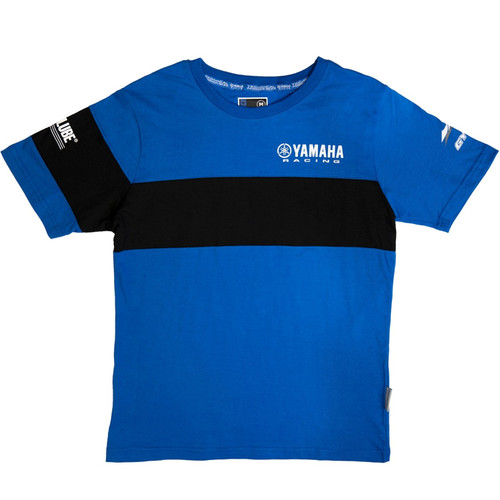 Yamaha New OEM, Branded Men's Paddock Pulse Short Sleeve Tee, CRP-20TPP-BL-MD