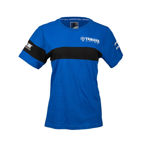 Yamaha New OEM Ladies 2XL, Paddock Blue Pulse T-Shirt, CRW-20TPP-BL-2X