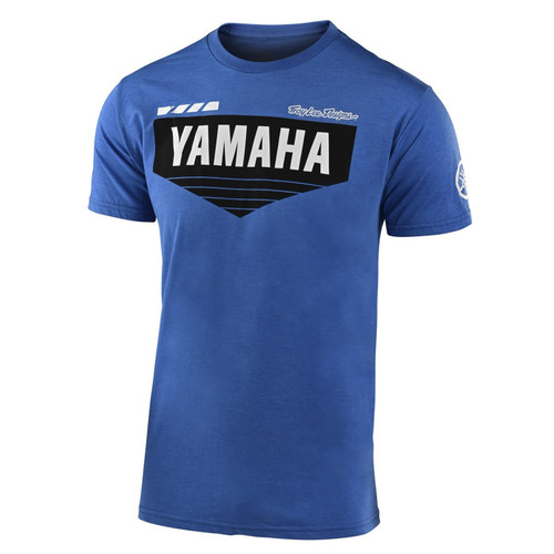 Yamaha New OEM, Branded Troy Lee Men's L4 Short Sleeve Tee, VDF-20TL4-BL-XL