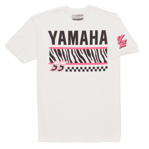Yamaha New OEM, Motosport Into the Wild Short Sleeve T-Shirt, VDF-20TMS-WH-MD