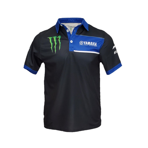 Yamaha New OEM, Paddock Factory Racing Monster Polo, CRP-20SMN-BK-SM