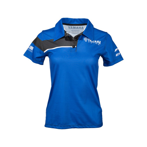 Yamaha New OEM, Paddock Blue Pulse Polo- Ladies, CRW-20PYR-BL-XL