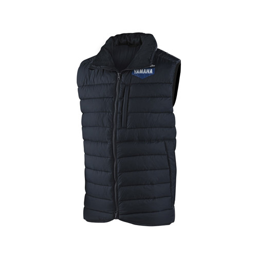 Yamaha New OEM, Troy Lee Designs Men's Navy Zip Up Puff Vest, VDF-20VPF-NV-LG