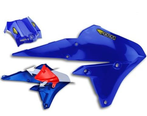 Yamaha OEM Powerflow Intake Shrouds-Blue, DBY-ACC56-34-76