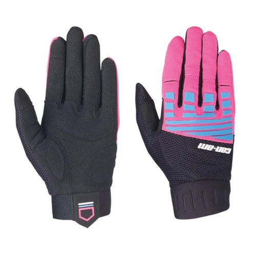 Can-Am New OEM Women's Medium Branded Nylon Steer Gloves, 4463290636