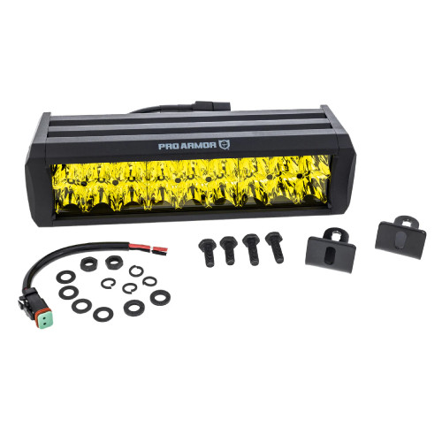 Polaris OEM Pro Armor 11" Dual-Row LED Amber Spot Light, 2889787