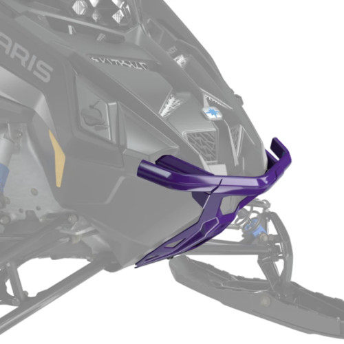 Polaris Snowmobile New OEM Purple MATRYX Sentry Front Bumper, 2884817-784