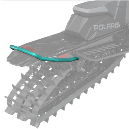 Polaris Snowmobile New OEM Teal MATRYX Sentry Mountain Rear Bumper 146 in., 2889351-887