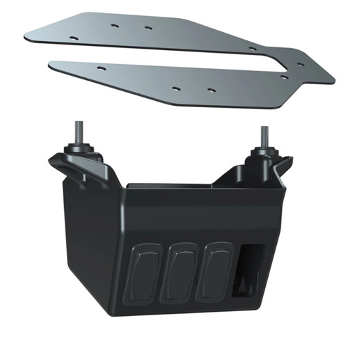 Polaris OEM Upper Switch Panel With Roof-Mounted Overhead Panel, 2889674