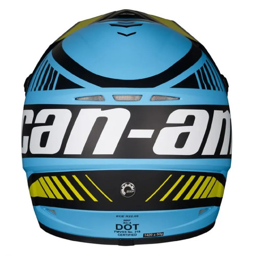 Can-Am New OEM Unisex X-Small Blue XC-4 Cross Team Helmet, 4486510280