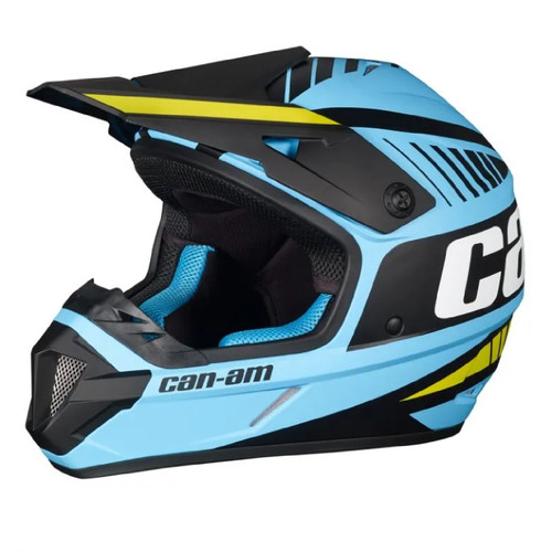 Can-Am New OEM Unisex Large Blue XC-4 Cross Team Helmet, 4486510980