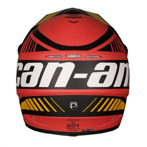 Can-Am New OEM Unisex Large Red XC-4 Cross Team Helmet, 4486510930