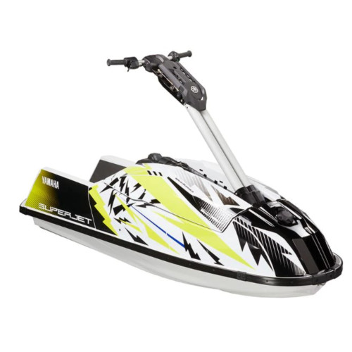 Yamaha New OEM Black/Yellow Superjet Graphic Kit, YME-STKR0-0Y-EL