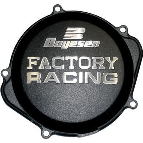 BOYESEN Clutch Cover - Black - Cr250, CC-02AB