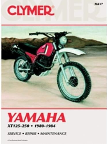 CLYMER Manual - Yamaha Xt125/250, M417
