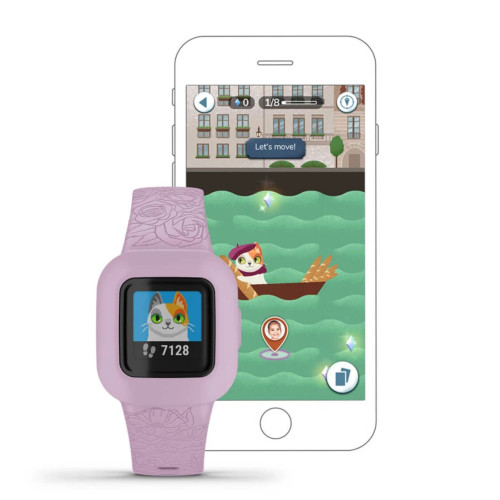 Garmin OEM vívofit® jr. 3 Lilac Floral, 010-02441-21