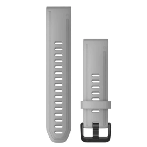Garmin OEM QuickFit® 20 Watch Bands Powder Gray Silicone, 010-12866-00