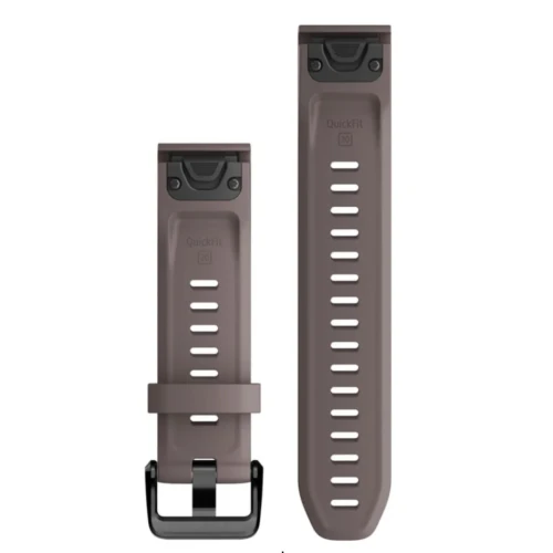 Garmin OEM QuickFit® 20 Watch Bands Shale Gray Silicone, 010-13102-10