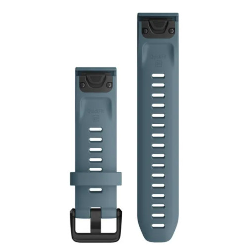 Garmin OEM QuickFit® 20 Watch Bands Lakeside Blue Silicone, 010-12870-00