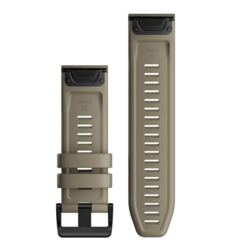 Garmin OEM QuickFit® 26 Watch Bands Dark Sandstone Silicone, 010-12864-02