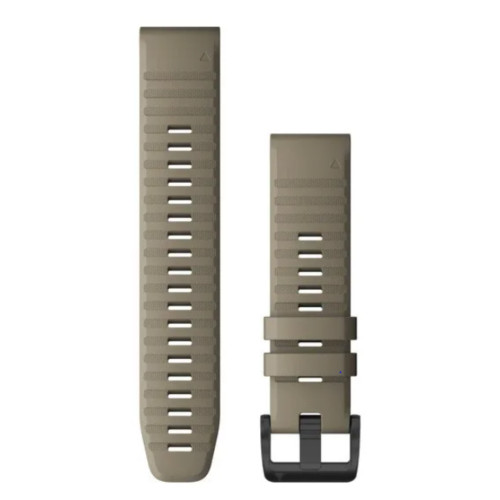 Garmin OEM QuickFit® 22 Watch Bands Dark Sandstone Silicone, 010-12863-02