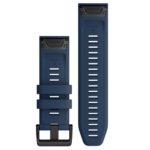 Garmin OEM QuickFit® 26 Watch Bands Captain Blue Silicone, 010-13117-31