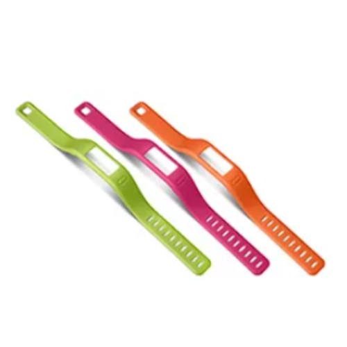 Garmin OEM Orange/Pink/Green Bands, 010-12149-05