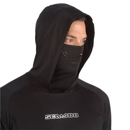 Sea-Doo New OEM, Men's Large Cooling UV Protection Hooded Shirt, 4546590990
