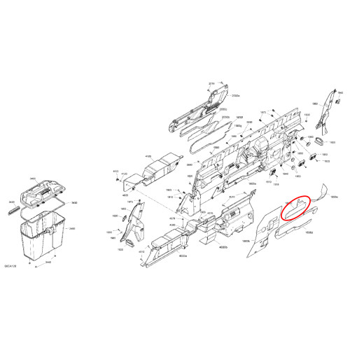 Can-Am New OEM Heatshield, Defender HD10/MAX, 707900829