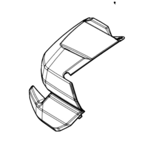 Can-Am New OEM Front Left Hyper Silver Fender, 705015671