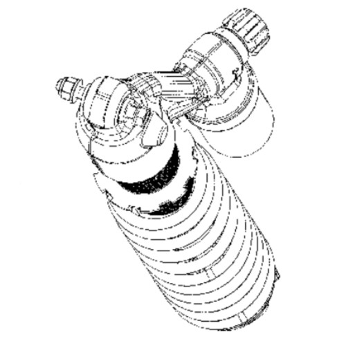 Ski-Doo New OEM Right Hand Front Shock, 505074897