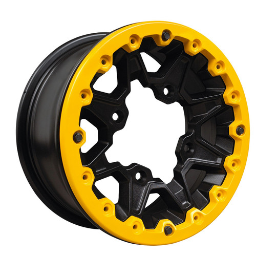 Can-Am New OEM, Black With Clear Coat Aluminum 12" Rim, 705401678