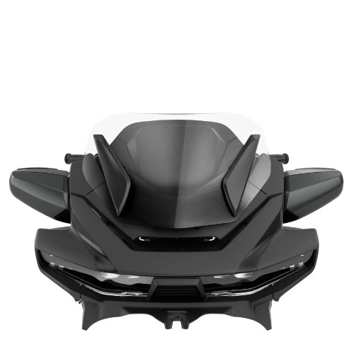 Can-Am New OEM, Low-Profile, Road-Rugged Adjustable Sport Windshield, 219400956