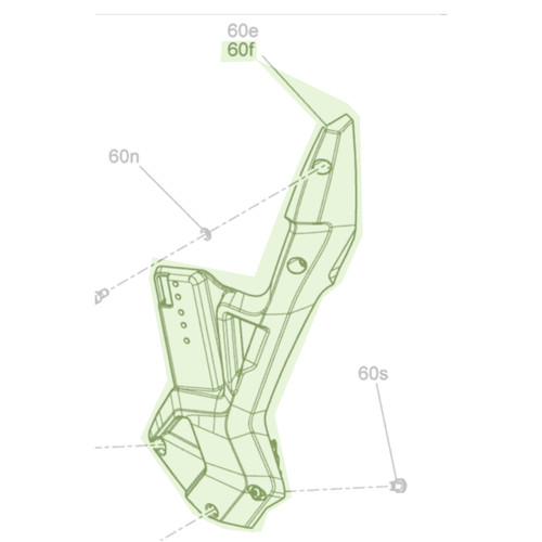 Ski-Doo OEM, Right Hand Machined Arm, Grand Touring, 510006480