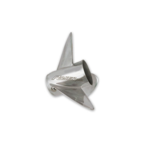 Johnson Evinrude OMC OEM Raker HO 3 Blade 14.5x25P Stainless Propeller, 0177308