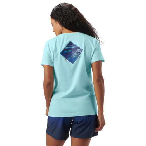 Sea-Doo New OEM Women's Medium Branded Cotton Spandex Sunset T-Shirt, 4546810638