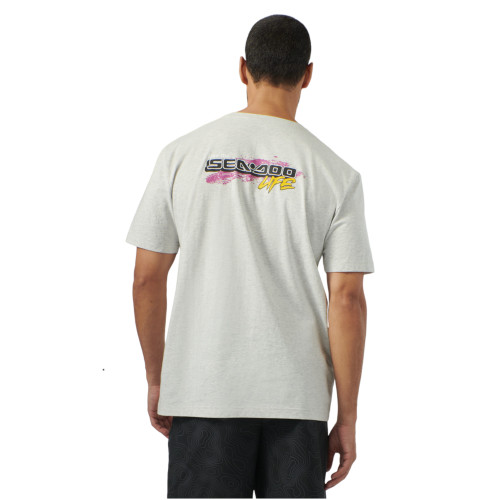 Sea-Doo New OEM, Men's Large Comfortable Crafted Retro T-Shirt, 4546690957