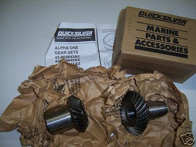 Mercruiser Alpha One Upper Gear Set Gen II 43-853642A2 New OEM 1.94/2.4