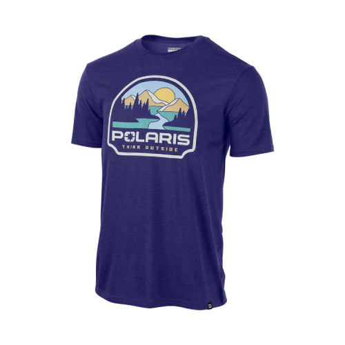 Polaris Snowmobile New OEM, Men's 3XL Half Dome Cotton Tee, 286461814