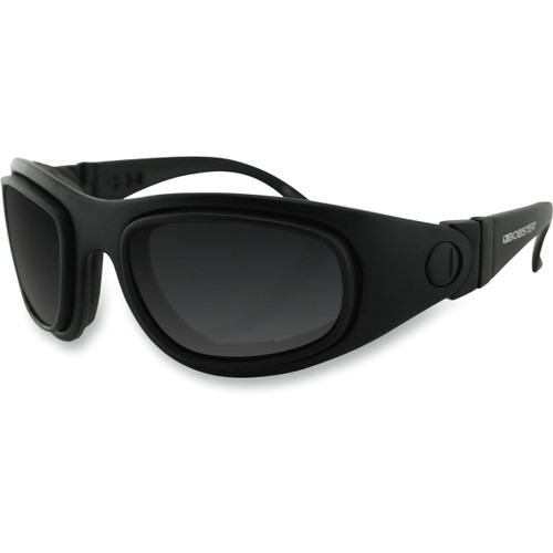 BOBSTER Sport & Street 2 Convertible Sunglasses - Matte Black - Interchangeable Lens, BSSA201AC