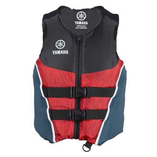 Yamaha New OEM Adult 19NNC Neoprene/Nylon Combo PFD, Large, MAR-19NNC-RD-LG