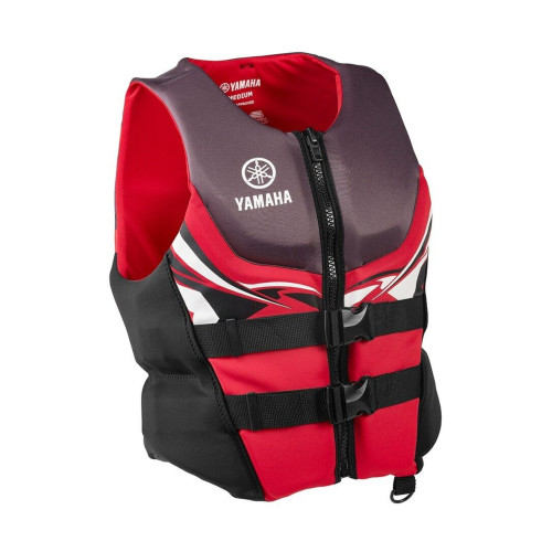 Yamaha New OEM Men's 22VNE Neoprene 2-Buckle PFD, X-Large, MAR-22VNE-RD-XL