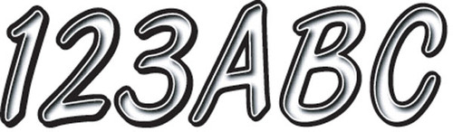 HARDLINE I.D. Sticker Kit - 400 Series - White, WHBKG400